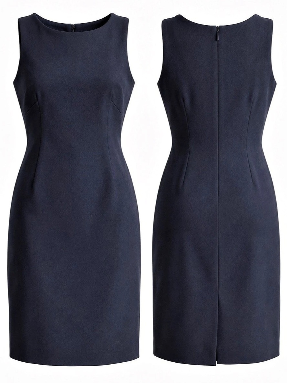Theory Betty Sevona Sleeveless Mini Dress in Navy Size 6 Like New